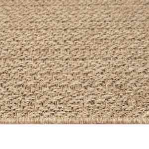 Koberec ZIZUR 200 x 200 cm jutový vzhled interiér i exteriér - obrázek 7