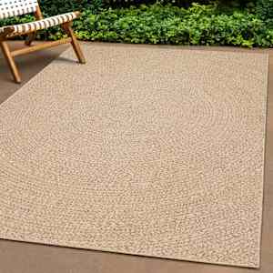 Koberec ZIZUR 60 x 110 cm jutový vzhled interiér i exteriér - obrázek 1