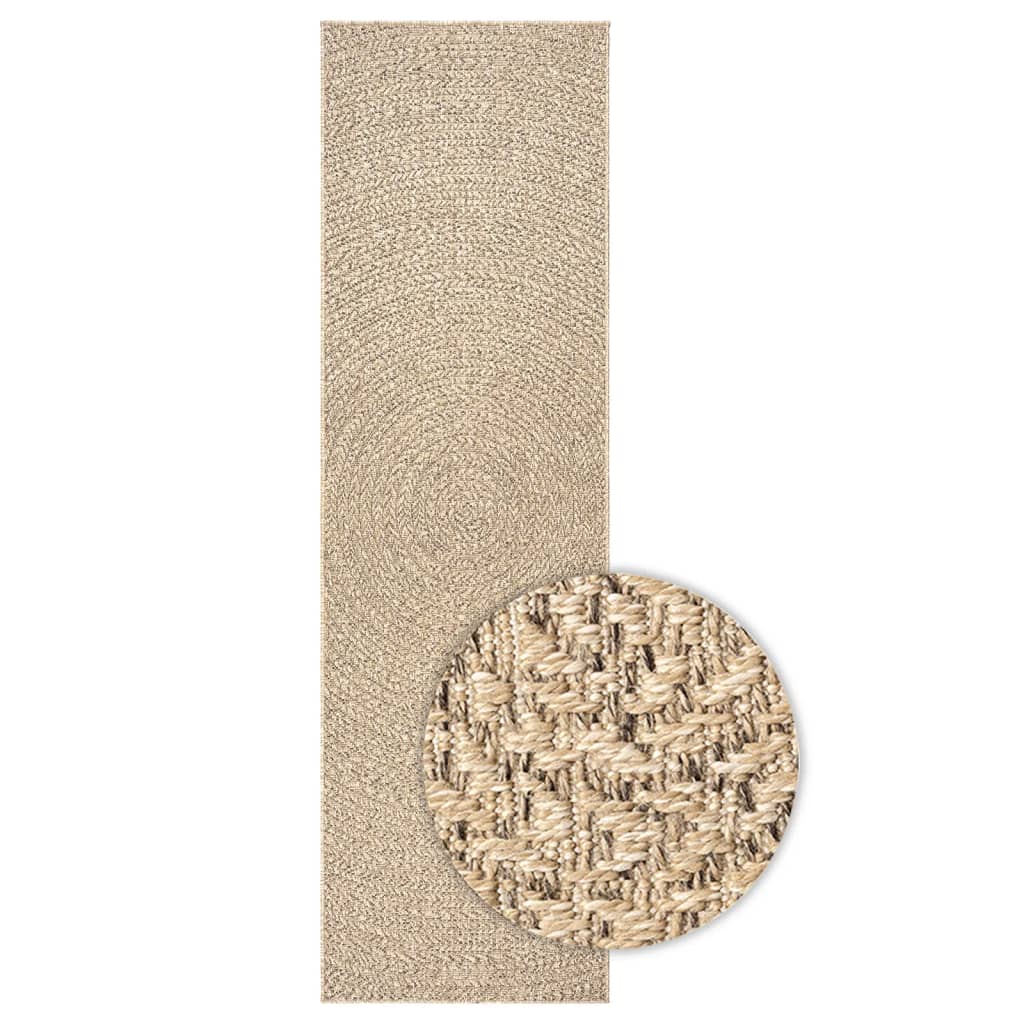 vidaXL Koberec ZIZUR 80 x 250 cm jutový vzhled interiér i exteriér