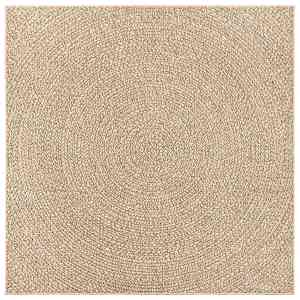 Koberec ZIZUR 120 x 120 cm jutový vzhled interiér i exteriér - obrázek 4