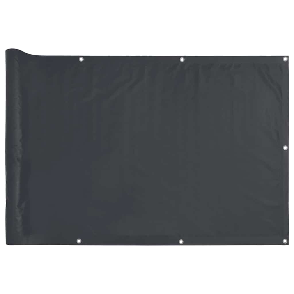 vidaXL Balkonová zástěna antracitová 300 x 75 cm PVC