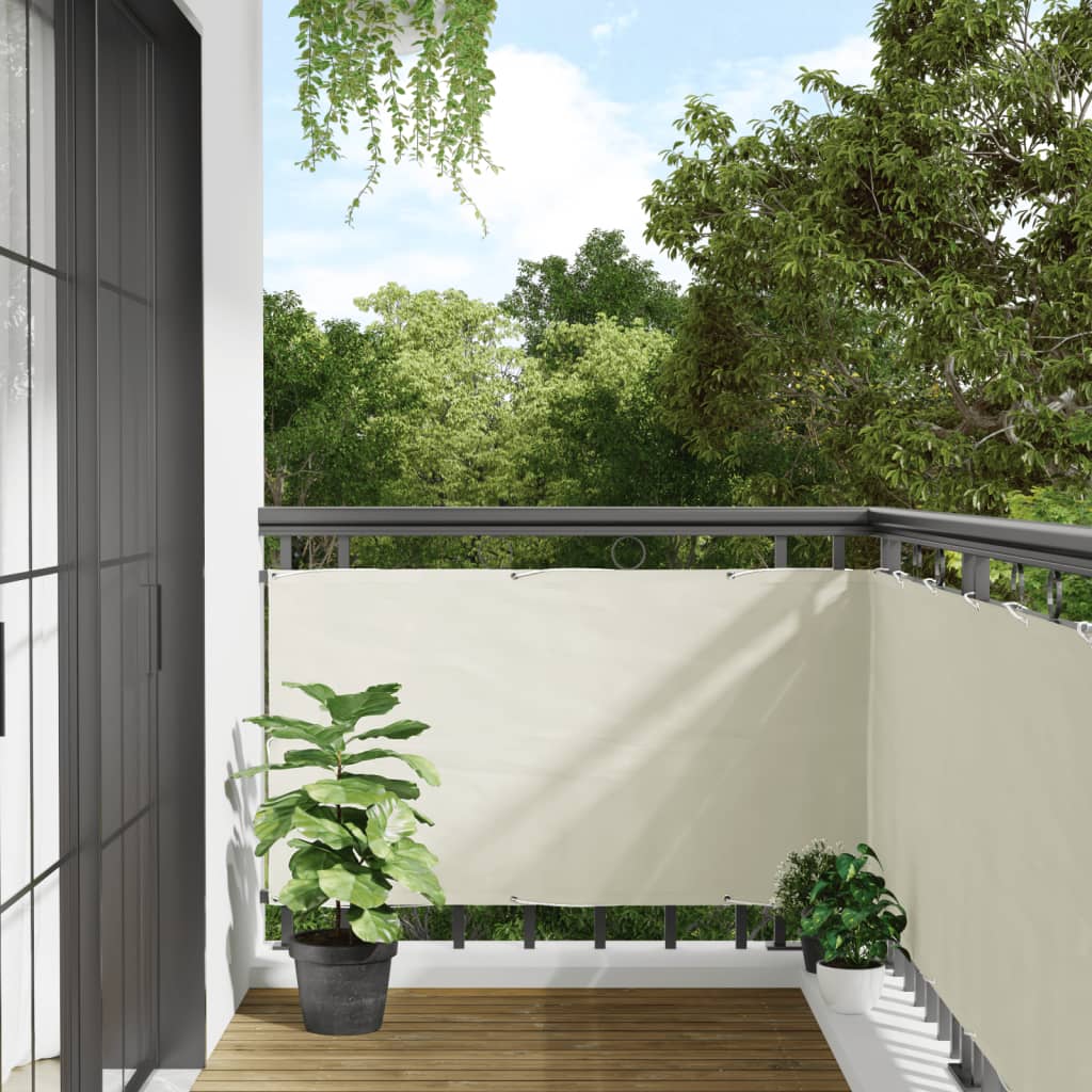 vidaXL Paravan de grădină, alb, 400x75 cm, PVC