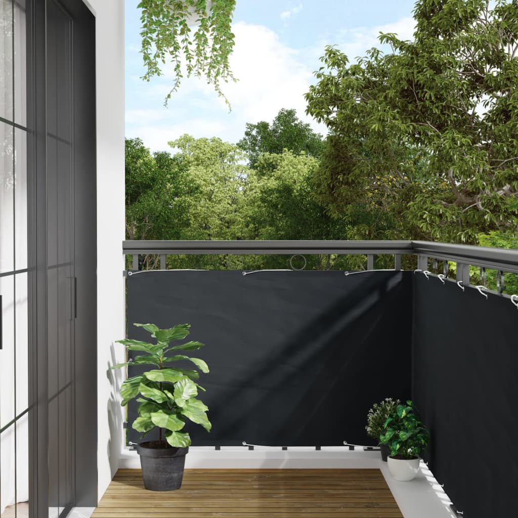 Garten-Sichtschutz Anthrazit 300×90 cm PVC