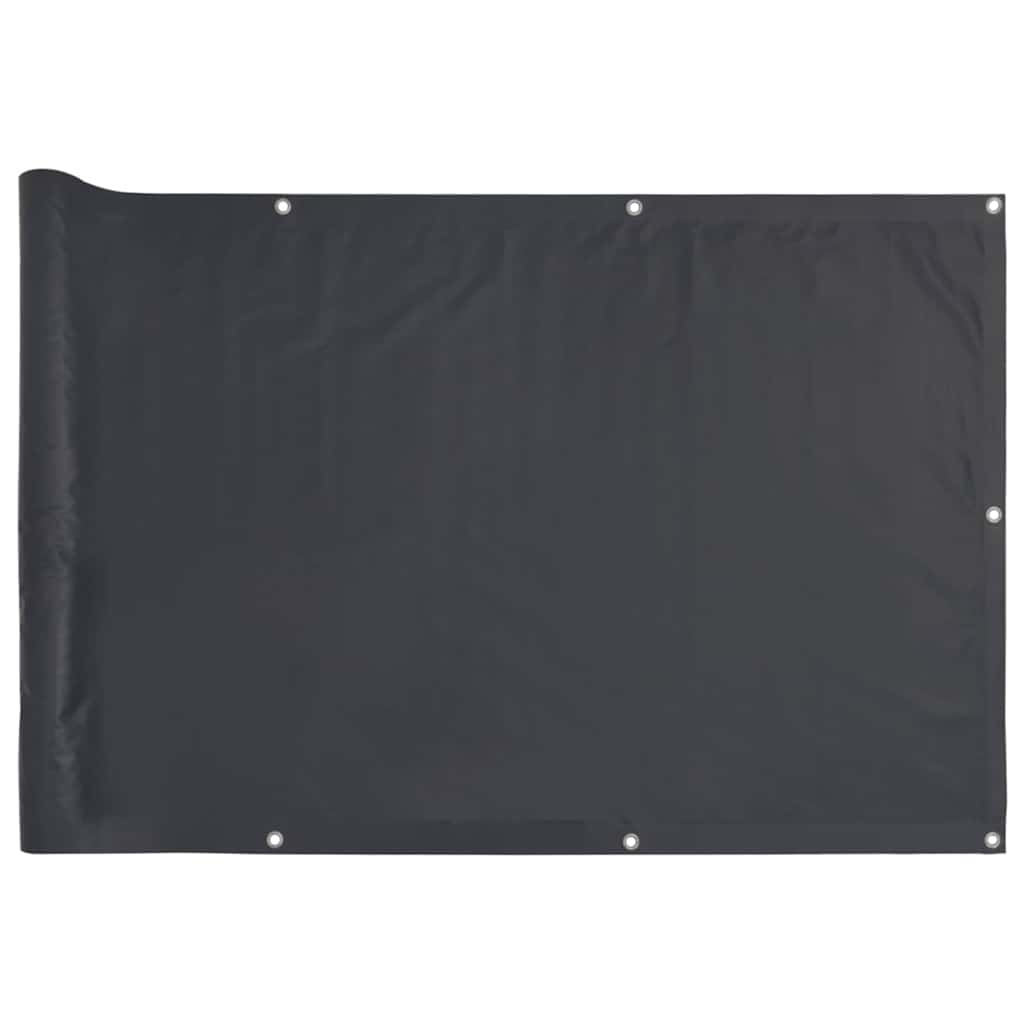 vidaXL Balkonová zástěna antracitová 700 x 90 cm PVC