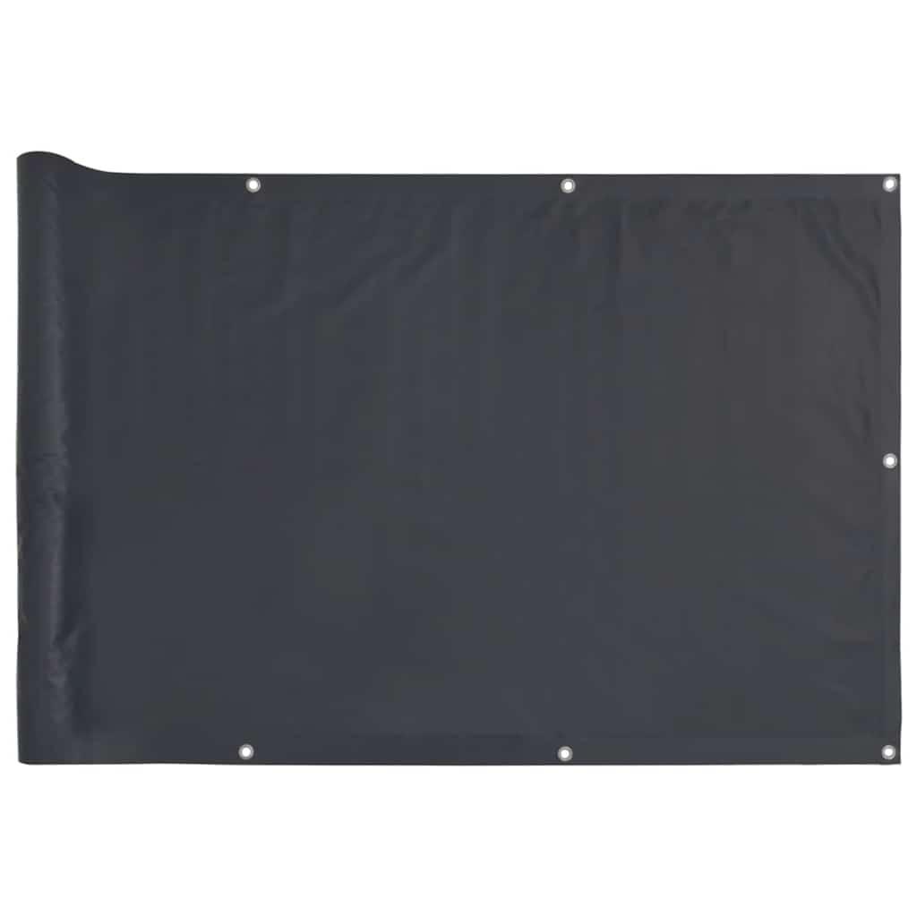 vidaXL Balkonová zástěna antracitová 800 x 90 cm PVC