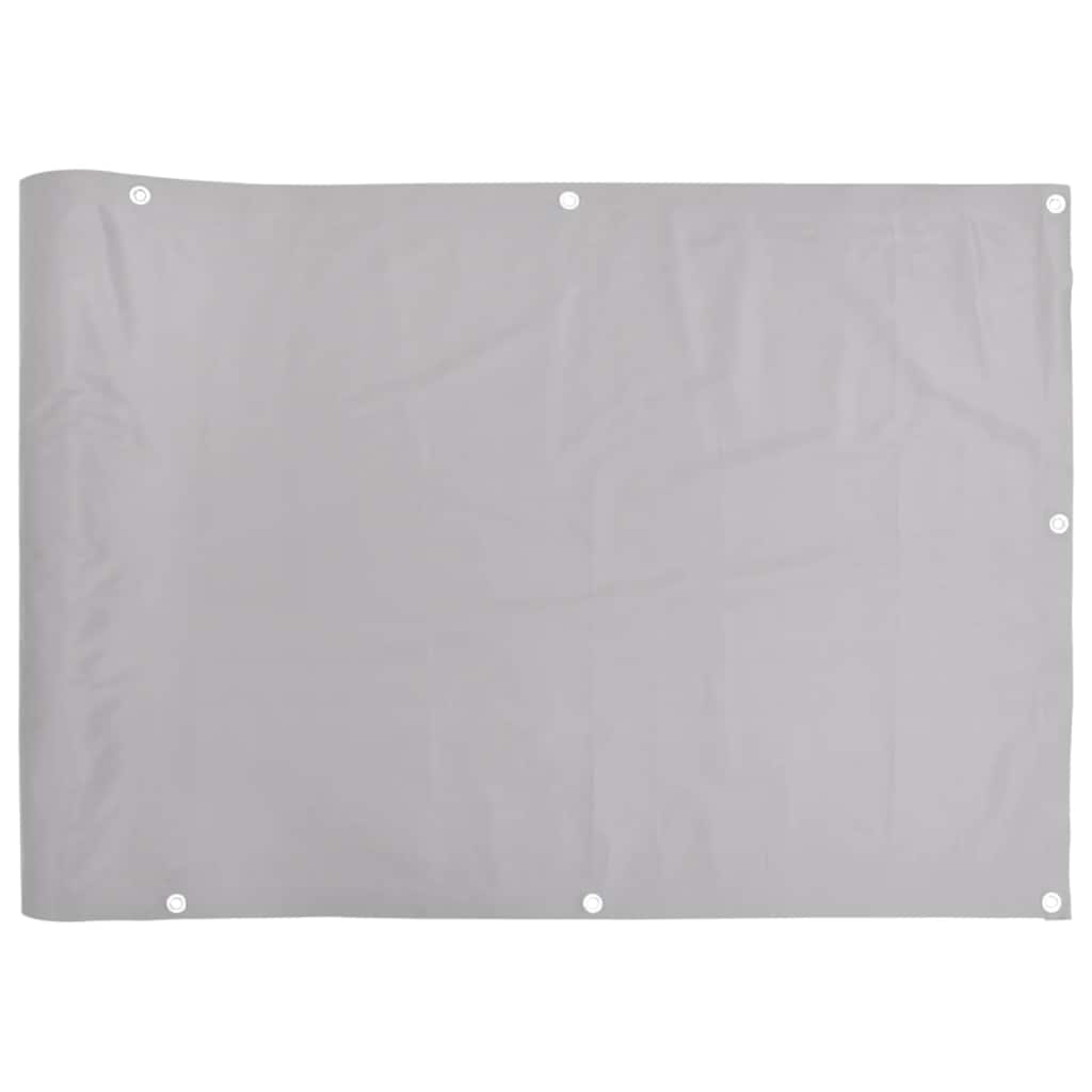 vidaXL Balkonová zástěna šedá 800 x 90 cm PVC