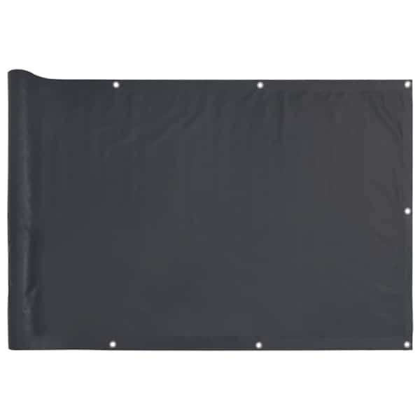 vidaXL r&otilde;du privaatsuskate, antratsiithall, 400x120 cm, PVC