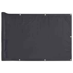 Balkonová zástěna antracitová 400 x 120 cm PVC - obrázek 2