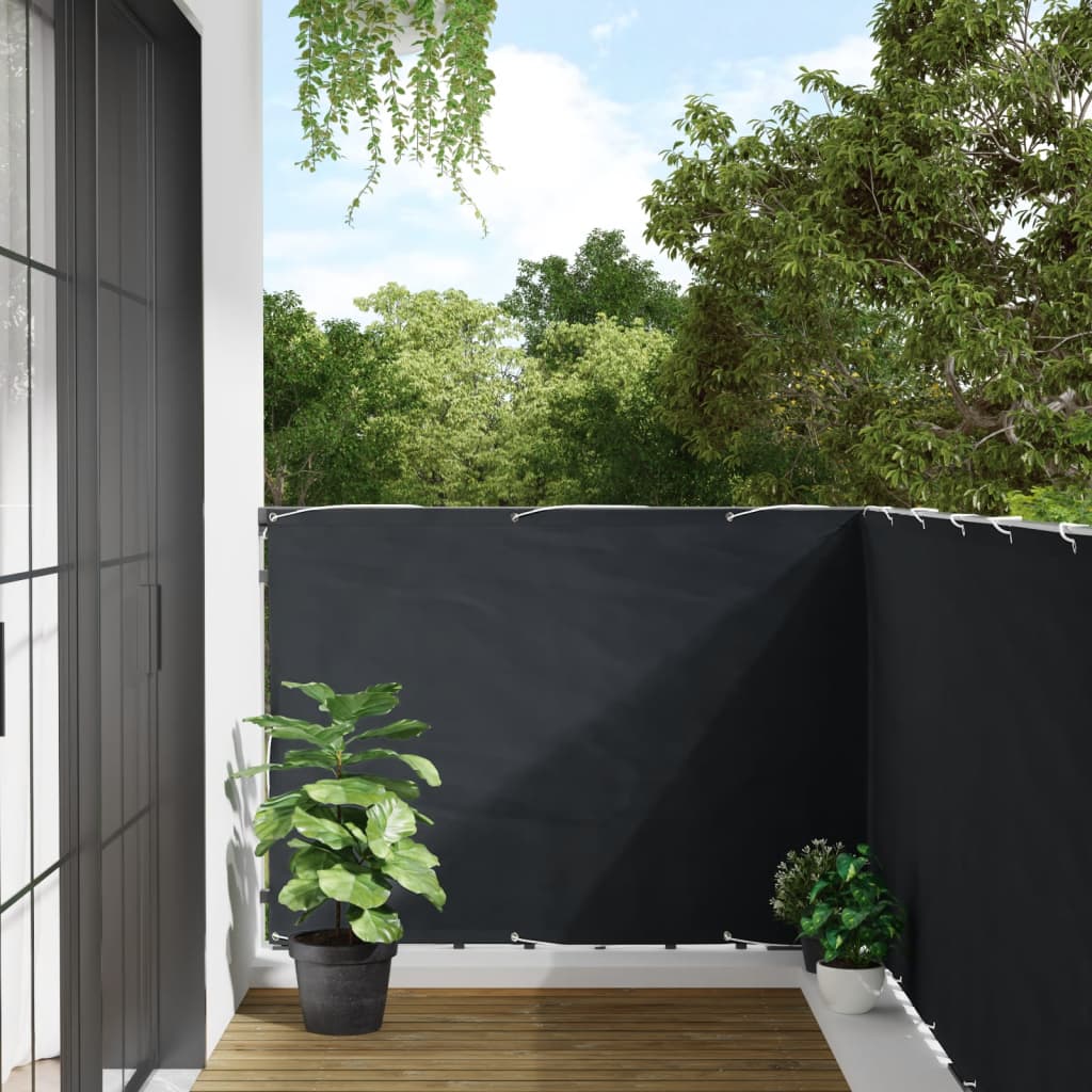 Garten-Sichtschutz Anthrazit 400×120 cm PVC