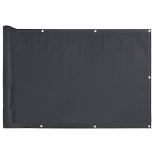 Balkonová zástěna antracitová 600 x 120 cm PVC - obrázek 2