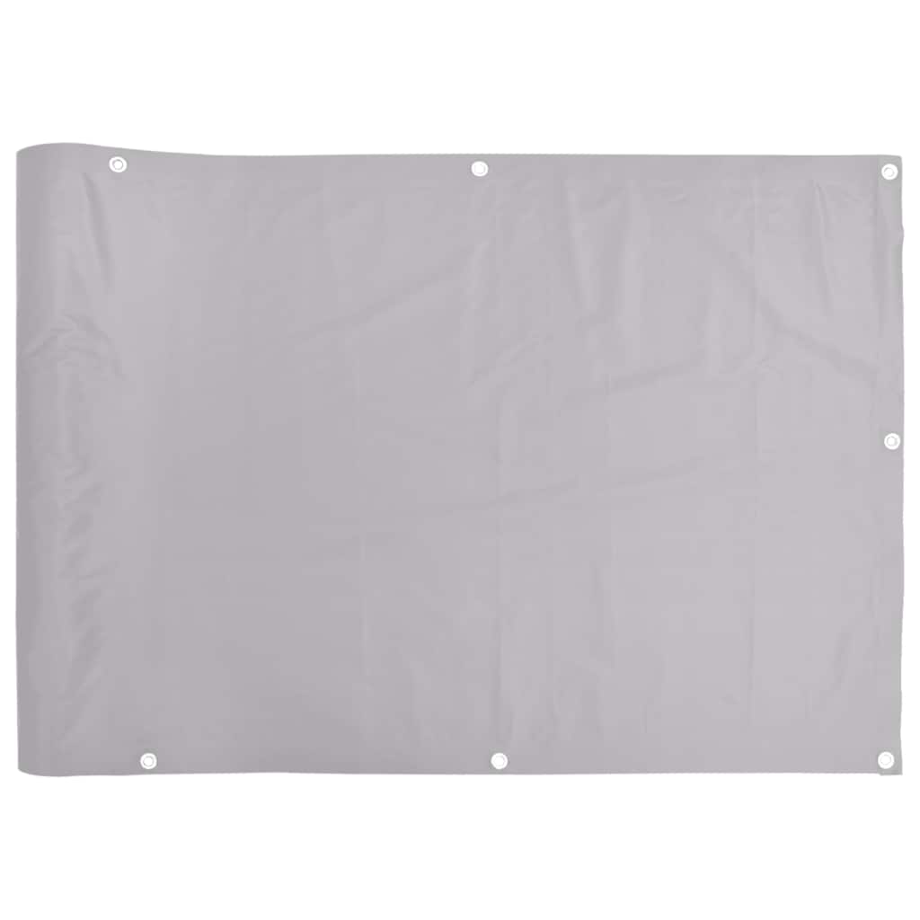 vidaXL Balkonová zástěna šedá 800 x 120 cm PVC
