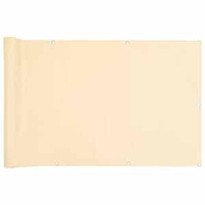 Balkonová zástěna krémová 1 000 x 120 cm PVC - obrázek 2