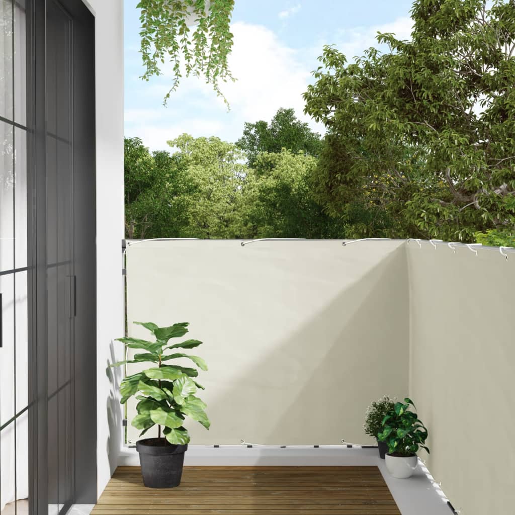 vidaXL Paravan de grădină, alb, 300x120 cm, PVC