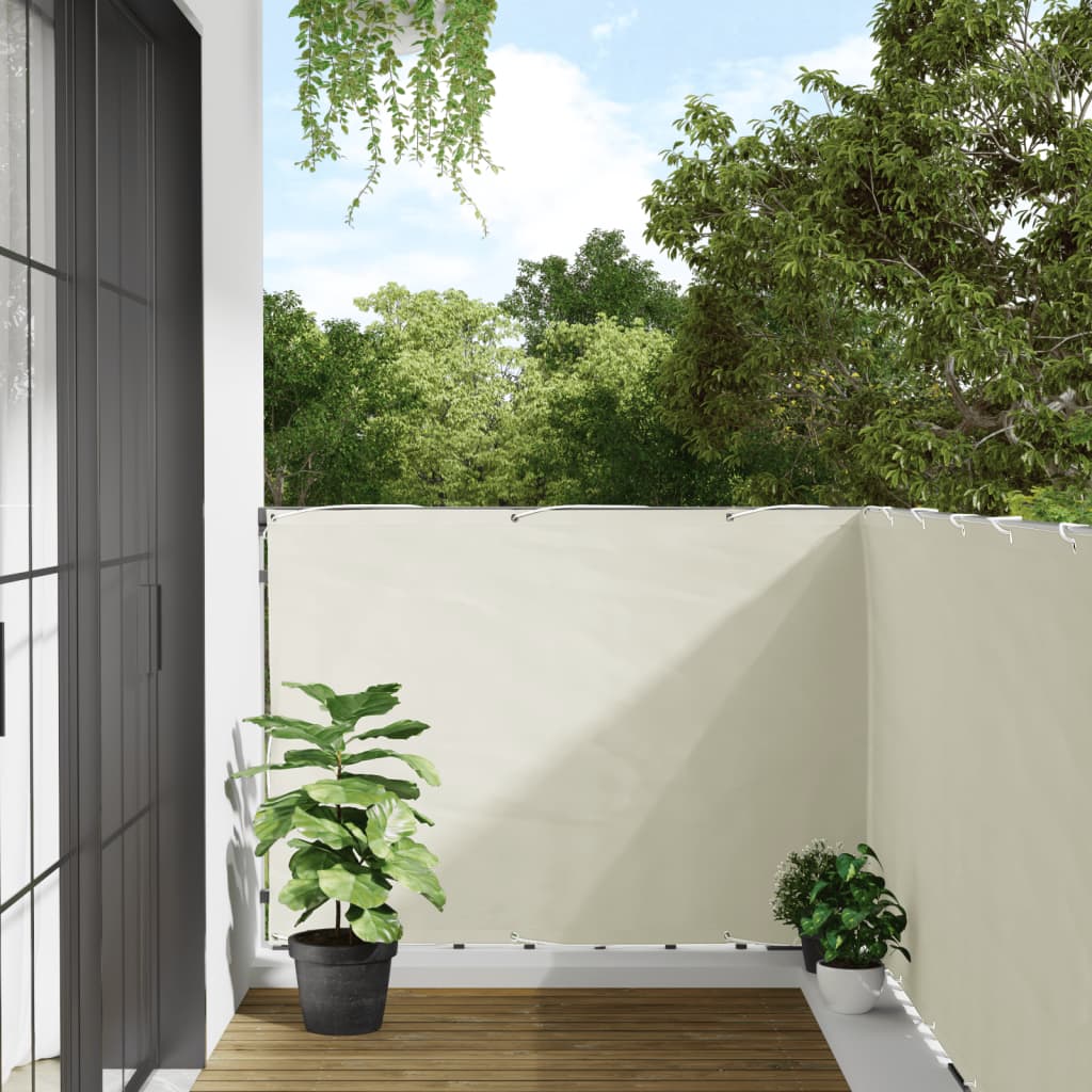 vidaXL Paravan de grădină, alb, 600x120 cm, PVC