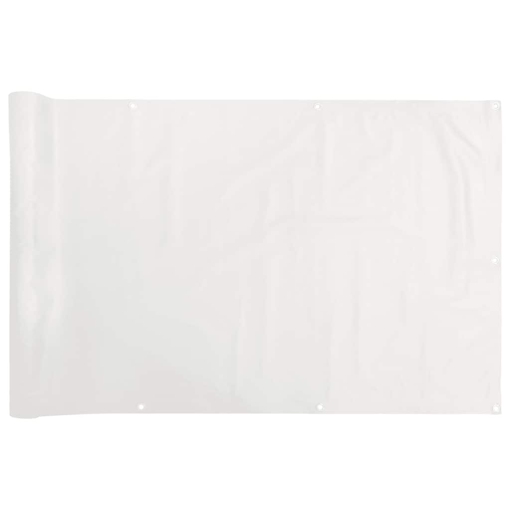 vidaXL Balkonová zástěna bílá 800 x 120 cm PVC
