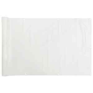 Balkonová zástěna bílá 800 x 120 cm PVC - obrázek 2