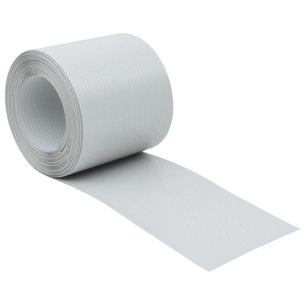 vidaXL Zahradní zástěny 10 ks světle šedé 252,5 x 19 cm PVC