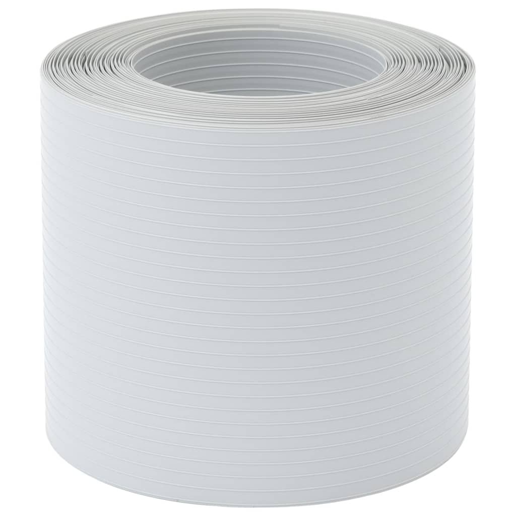 vidaXL Záhradné tieniace fólie 10 ks bledosivé 252,5x19 m PVC