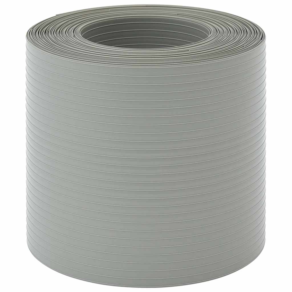 vidaXL Paravane de grădină, 10 buc., gri piatră, 252,5x19 cm, PVC