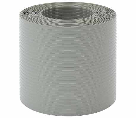 vidaXL Brises-vues de jardin 10 pcs gris pierre 252,5x19 cm PVC