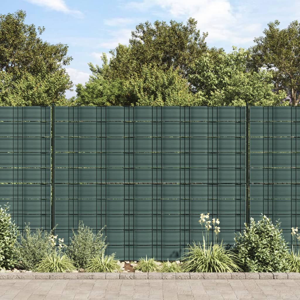 Garden Privacy Screens Fence Screen Deck Balcony Screen 10 pcs PVC vidaXL