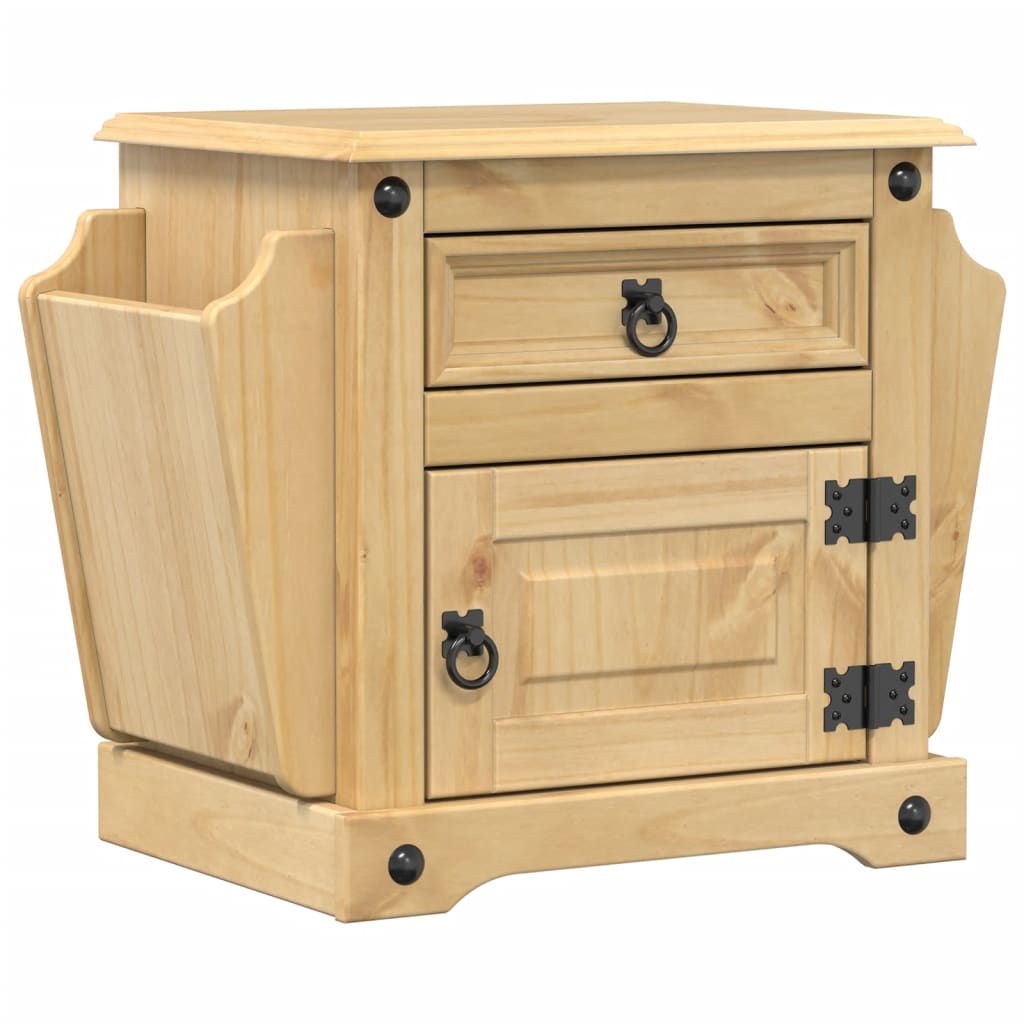 vidaXL Noční stolek Corona 45 x 35 x 47,5 cm masivní borové dřevo