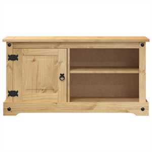 TV skříňka Corona 100 x 40 x 52 cm masivní borové dřevo - obrázek 4