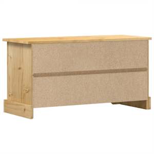 TV skříňka Corona 100 x 40 x 52 cm masivní borové dřevo - obrázek 6
