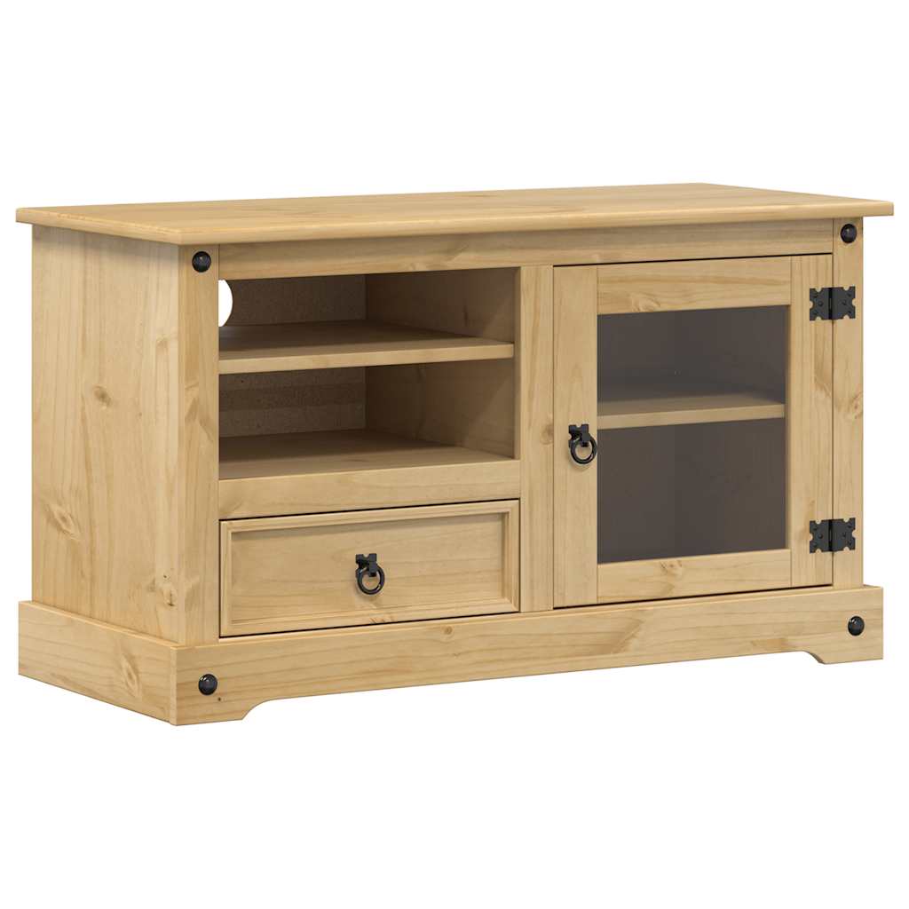 vidaXL TV skĹ™Ă­Ĺ�ka Corona 100 x 45 x 58 cm masivnĂ­ borovĂ© dĹ™evo