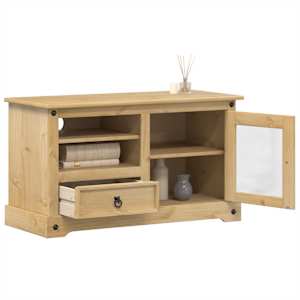 TV skříňka Corona 100 x 45 x 58 cm masivní borové dřevo