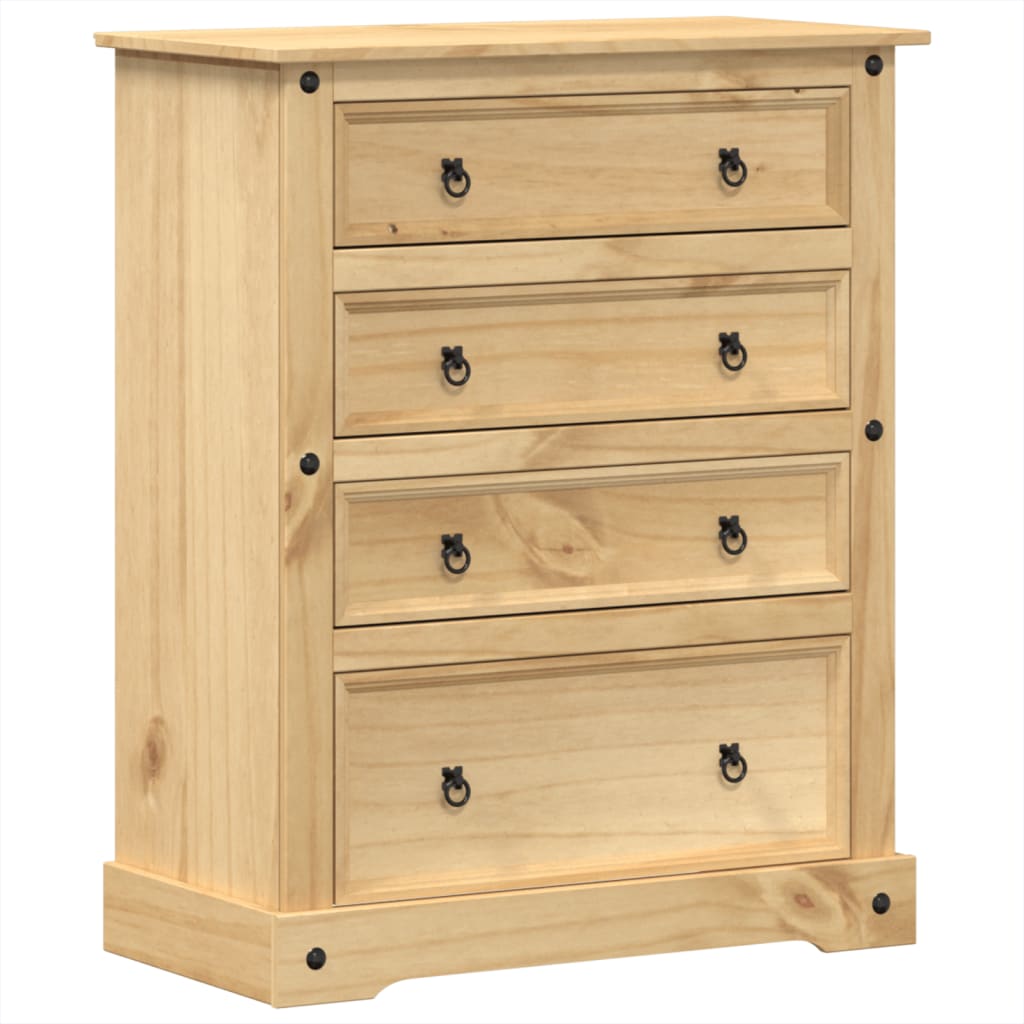 vidaXL Komoda Corona 92 x 48 x 120 cm masivní borové dřevo