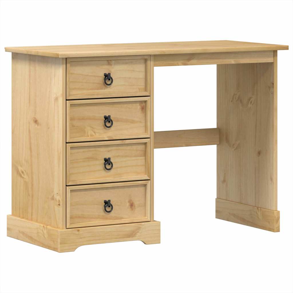 vidaXL Toaletní stolek Corona 104 x 47 x 75 cm masivní borové dřevo