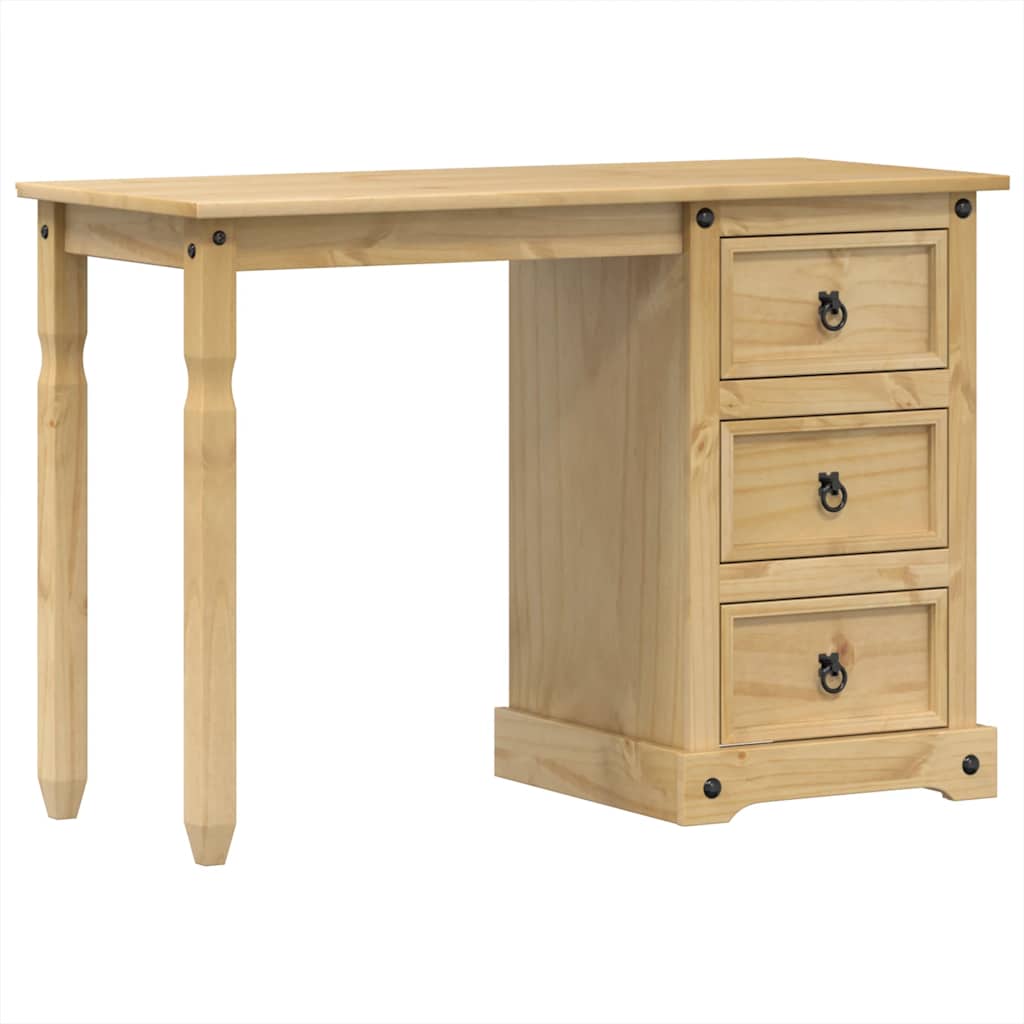 vidaXL Toaletní stolek Corona 110 x 47 x 75 cm masivní borové dřevo