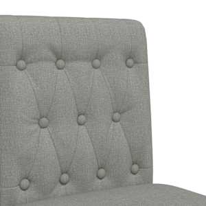 Barové židle 2 ks masivní kaučukové dřevo a textil - obrázek 8