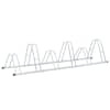 vidaXL jalgrattahoidja 6 jalgrattale, eraldiseisev, tsingitud teras