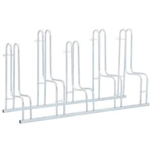 Stojalo za kolo za 5 koles prostostoječe pocinkano jeklo