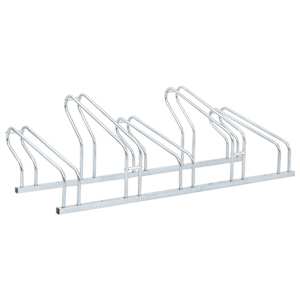 Stojalo za kolo za 5 koles prostostoječe pocinkano jeklo