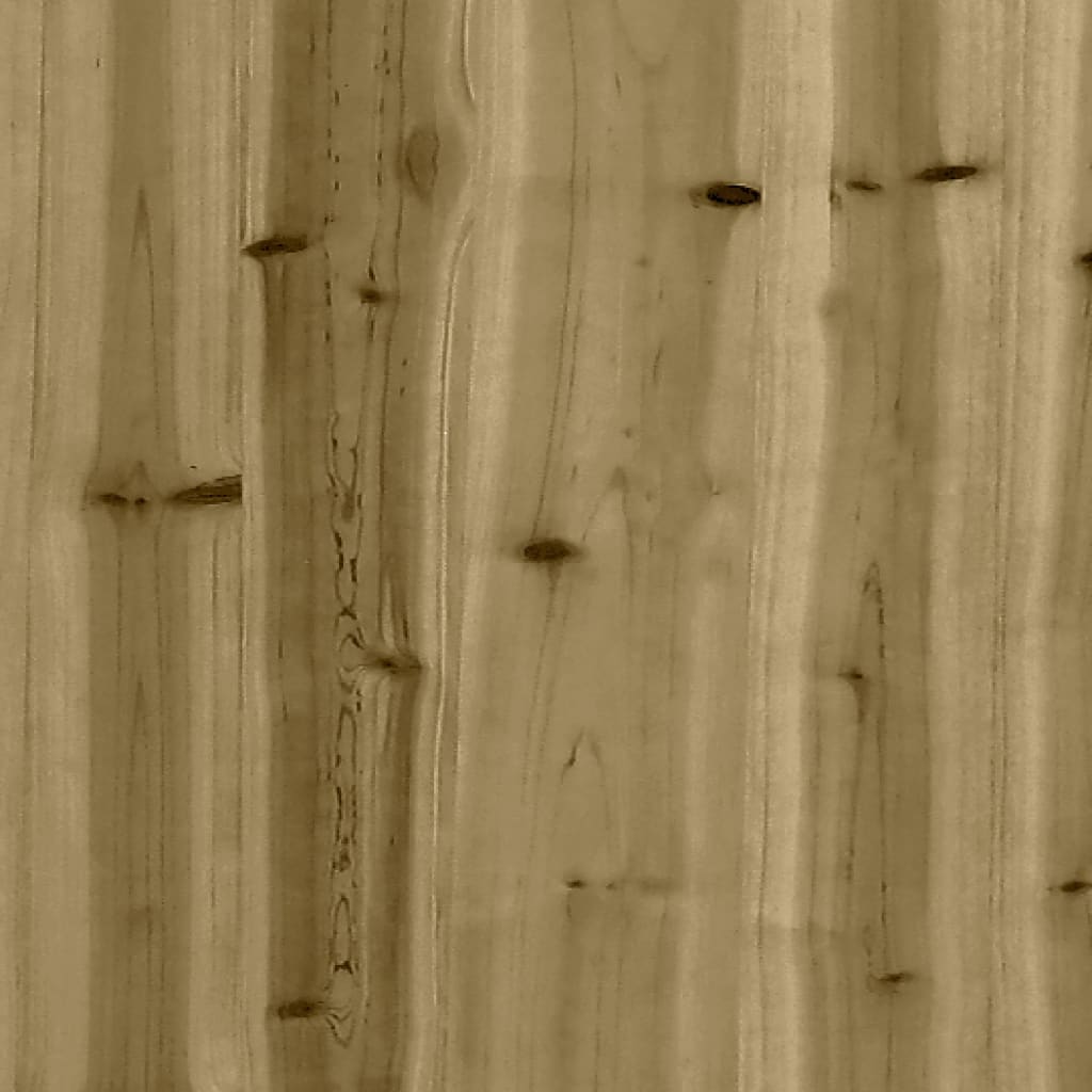 Zestaw wypoczynkowy ogrodowy 5 elementowy - drewno sosnowe - rust; 66x62x70,5 cm - brązowy