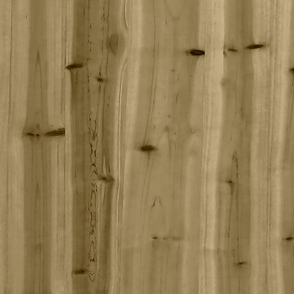 Zestaw wypoczynkowy ogrodowy 4 elementowy drewno sosnowe 62x62x70,5 cm, brązowo-naturalny