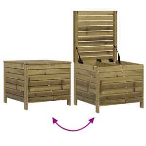 Vrtna sedežna garnitura 6-delna impregnirana borovina - slika 9