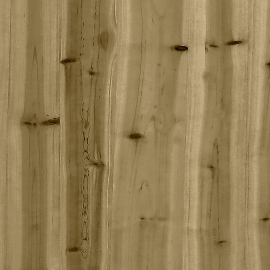 Zestaw wypoczynkowy ogrodowy drewniany 4szt. lite drewno sosnowe 110kg 66x62x70,5cm