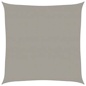 vidaXL p&auml;ikesevari puri 160 g/m&sup2; ruudukujuline helehall 7 x 7 m HDPE