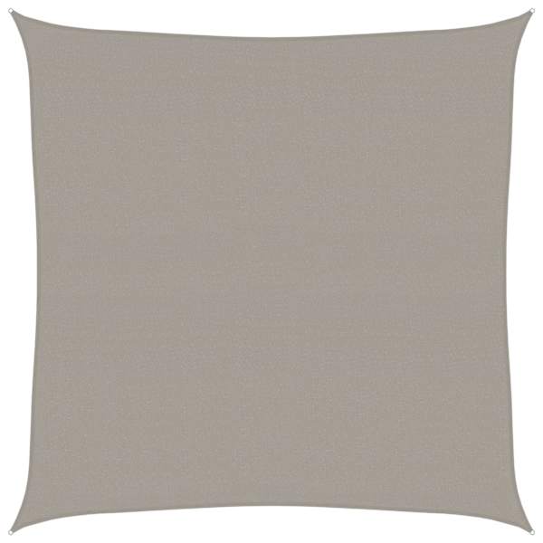 vidaXL p&auml;ikesevari puri 160 g/m&sup2; ruudukujuline helehall 7 x 7 m HDPE