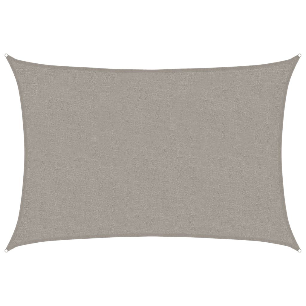 vidaXL Tieniaca plachta 160 g/m², obdĺžniková, svetlosivá 2x2,5m, HDPE