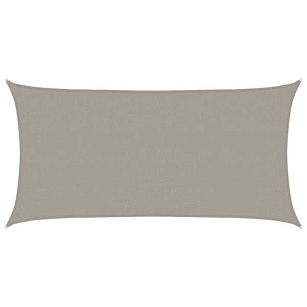 vidaXL p&auml;ikesepuri 160 g/m&sup2; ristk&uuml;lik, helehall, 2x4 m, HDPE