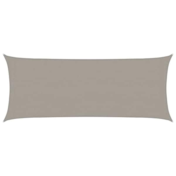 vidaXL p&auml;ikesepuri 160 g/m&sup2; ristk&uuml;lik, helehall, 2x5 m, HDPE
