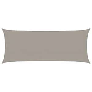 Plachta proti slunci 160 g/m² obdélník světle šedá 2 x 5 m HDPE - obrázek 2