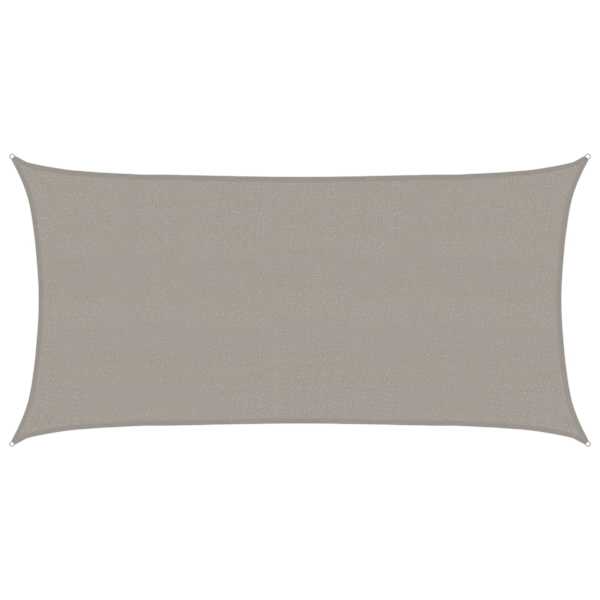 vidaXL p&auml;ikesepuri 160 g/m&sup2; ristk&uuml;lik, helehall, 2,5x4,5 m, HDPE
