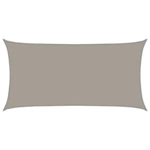 Plachta proti slunci 160 g/m² obdélník světle šedá 4 x 7 m HDPE - obrázek 2