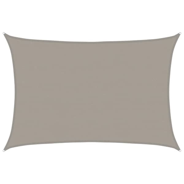 vidaXL p&auml;ikesepuri 160 g/m&sup2; ristk&uuml;lik, helehall, 5x6 m, HDPE